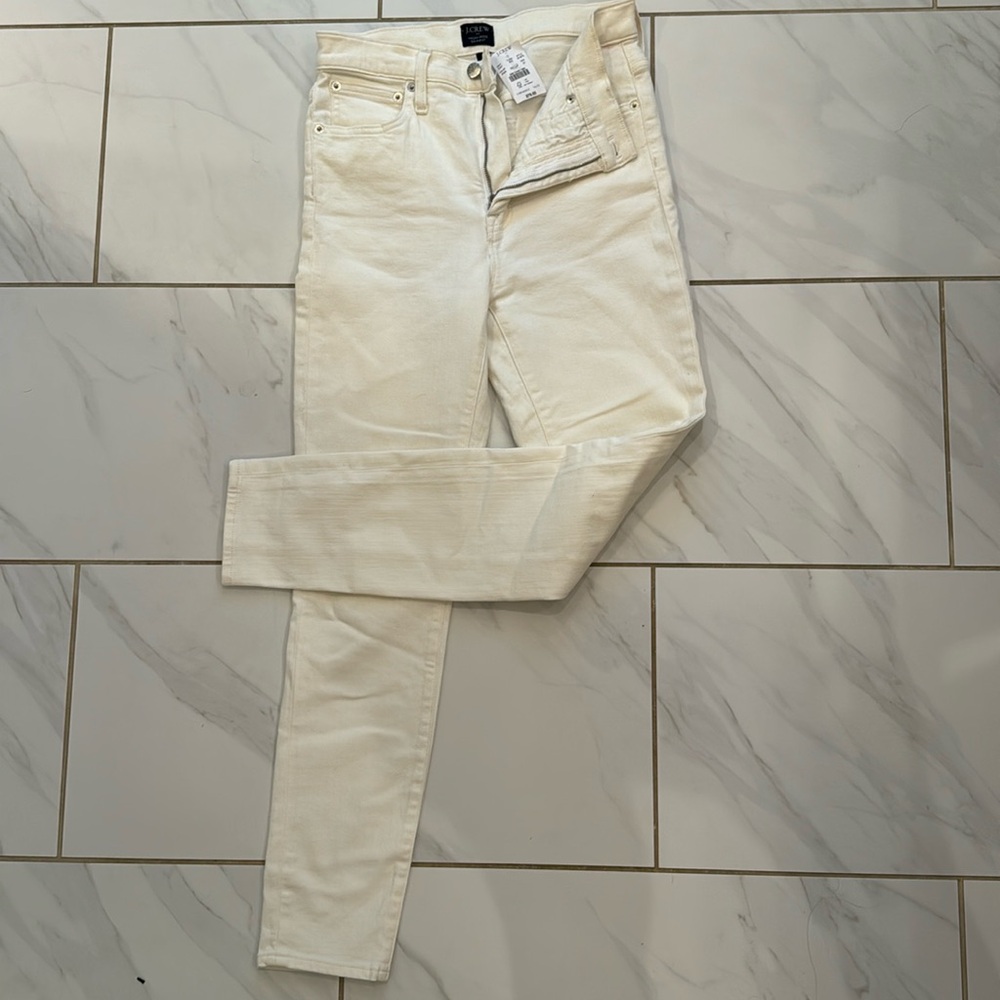 NWT JCrew Factory White Skinny Jeans